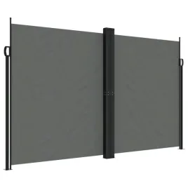markiza-boczna-zwijana-dwustronna-200-x-600-cm-tkanina-antracyt