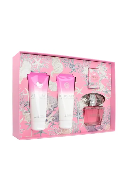 Zestaw Versace Bright Crystal Edt 90 + Shower Gel + Body Lotion + Edt 5ml