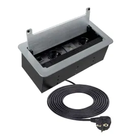 inbox-wpuszczane-gniazdo-meblowe-2x230v-usb-a-c-hdmi-rj45-zamykane-srebrne
