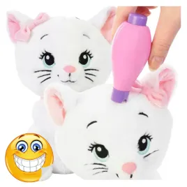 pluszowy-kotek-dla-dziewczynek-do-dekorowania-z-cekinami-naklejka-gratis