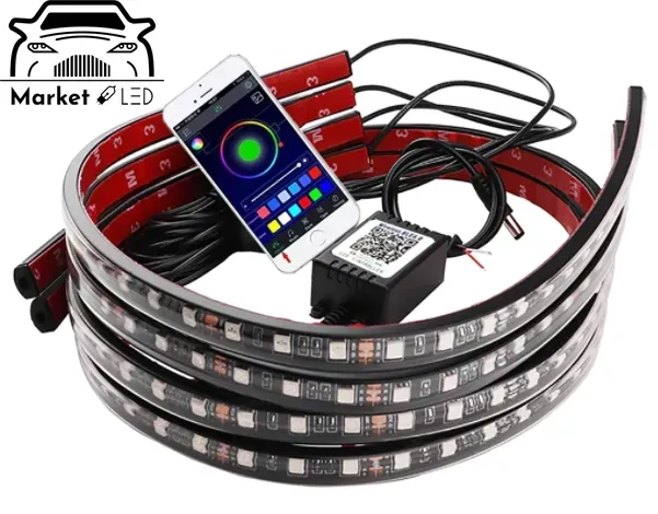 led-pod-samochod-zamiennik-neonu-bluetooth-stan-nowy