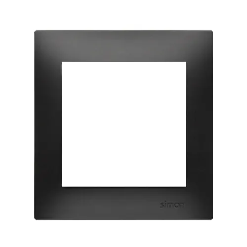 simon-54-ramka-pojedyncza-gips-karton-czarny-mat-material-tworzywo-sztuczne