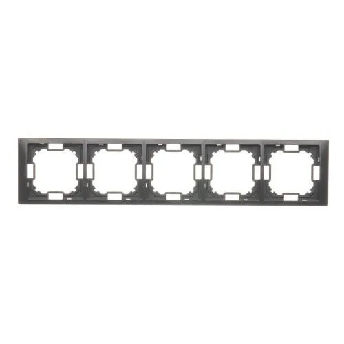 simon-basic-ramka-pieciokrotna-czarny-mat-bmrc5-49-material-tworzywo-sztuczne
