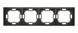 simon-basic-ramka-poczworna-czarny-mat-bmrc4-49