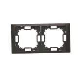 simon-basic-ramka-podwojna-czarny-mat-bmrc2-49-material-tworzywo-sztuczne