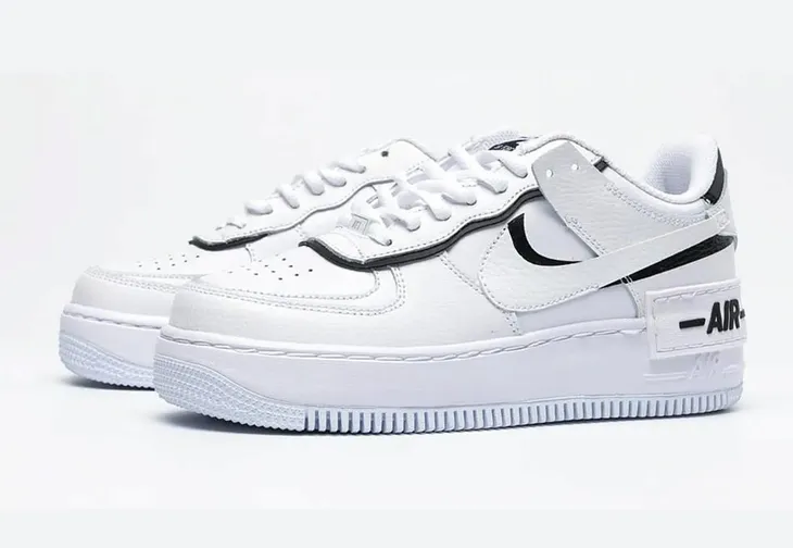 buty-nike-air-force-1-low-shadow-biale-czarne-stan-nowy
