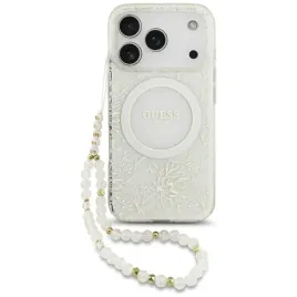 guess-iml-flowers-electro-pearl-strap-magsafe-etui-iphone-17-pro-bialy