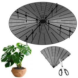 kratka-do-doniczek-oslonka-ochrona-roslin-przed-zwierzetami-52cm-czarny