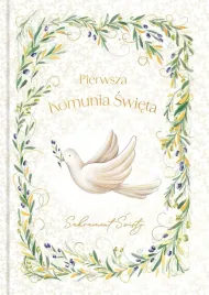 ksiazeczka-pamiatka-komunijna-golab-w-oliwkach