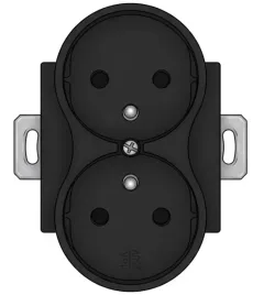 gniazdo-podwojne-z-uziemieniem-kontakt-z-bolcem-czarne-podtynkowe