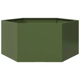 donica-ogrodowa-oliwkowa-szesciokatna-104x90x45-cm-stalowa