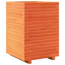 donica-ogrodowa-woskowy-braz-50x50x72-cm-lite-drewno-sosnowe