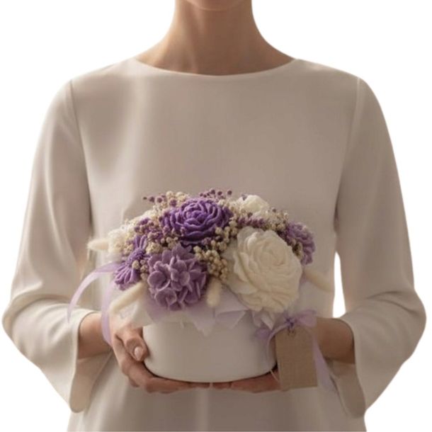 Flower Box Bukiet róża Podziękowanie dzień kobiet dla mamy babci żony niej