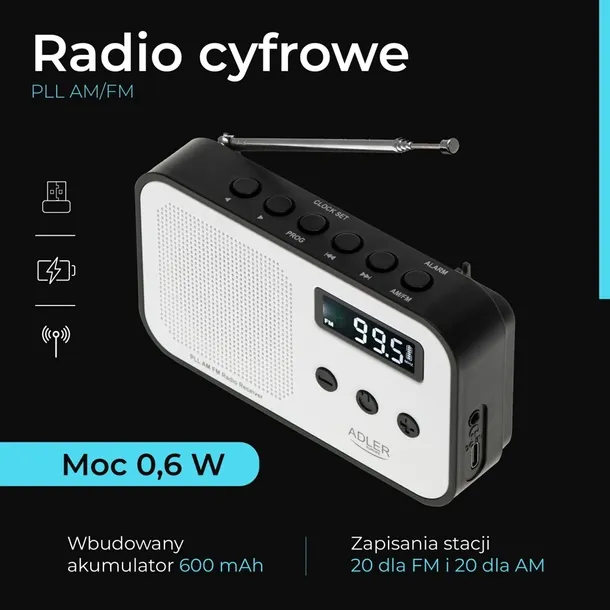 radio-adler-ad-1907-funkcje-budzenie-radiem-funkcja-drzemki