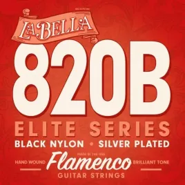 struny-la-bella-820b-elite-flamenco-black-nylon