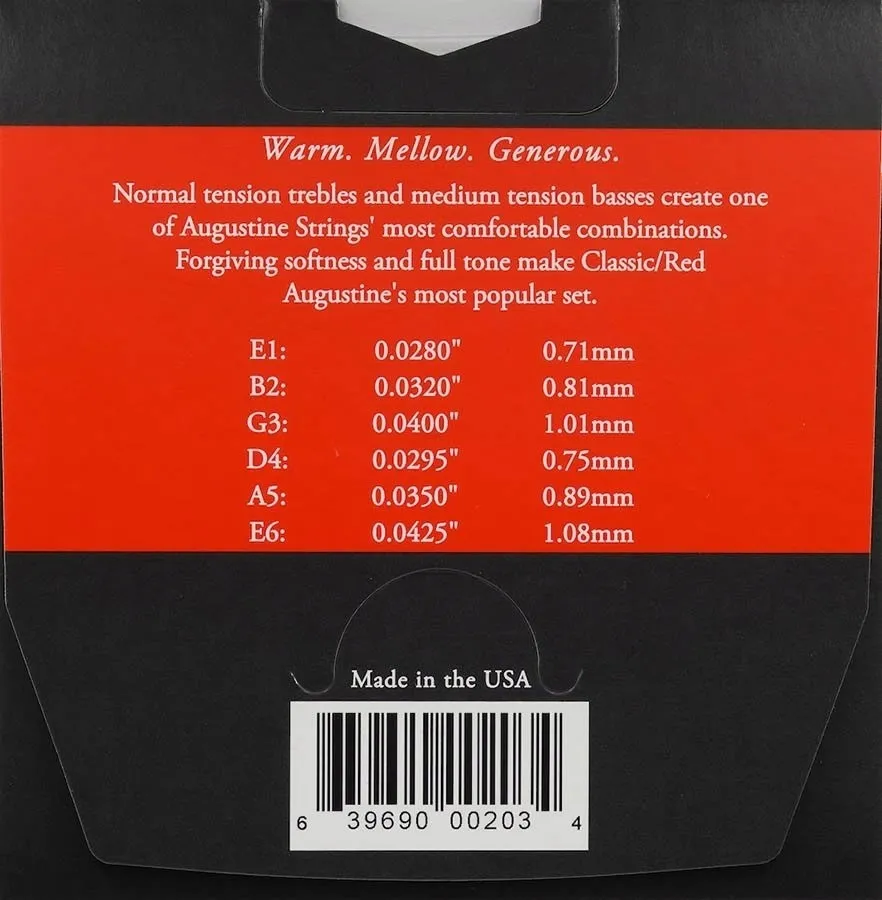 struny-augustine-classic-nylon-red-normal-medium