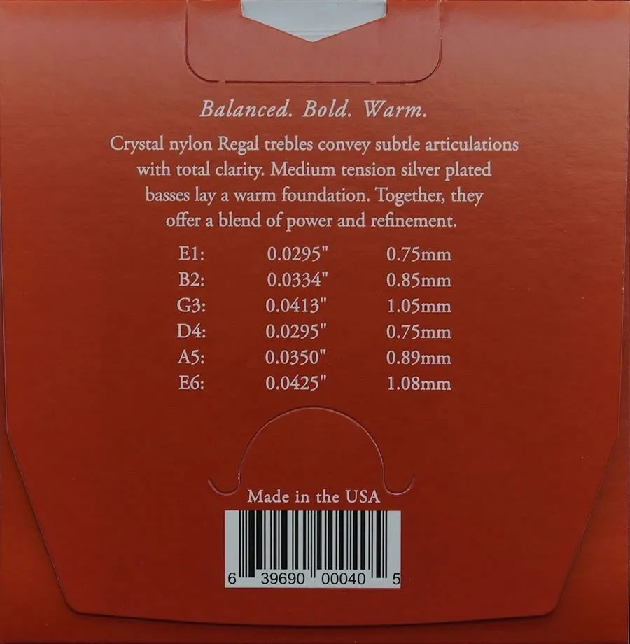 struny-augustine-regal-red-high-medium