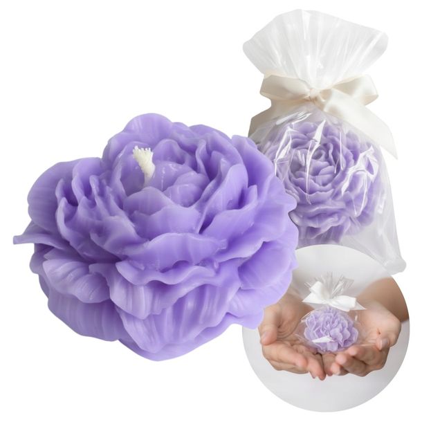 Podziękowania dla gości świeczka kwiat 5cm gody 18 30 40 50 baby shower