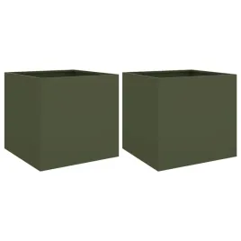 donica-stalowa-49x47x46-cm-oliwkowa-zielen