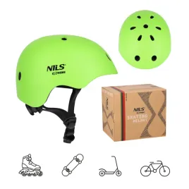 kask-sportowy-nils-extreme-s-52-56cm-zielony-rower-hulajnoga-solidny