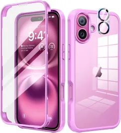 seacosmo-etui-360-do-apple-iphone-16-szklo-na-aparat-rozowo-bezbarwne