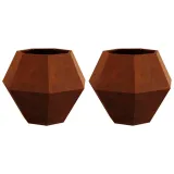 donica-2-pcs-rdzawy-75-x-75-x-60-cm