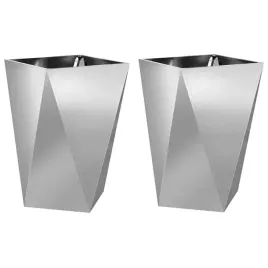 donica-2-pcs-srebrny-50-x-50-x-75-cm-stal-galwanizowana