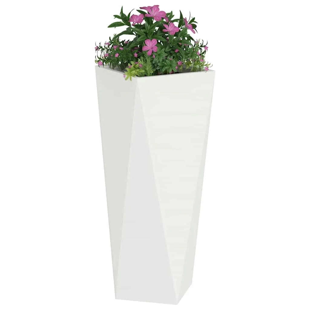 donica-bialy-30-x-30-x-75-cm-stal-stan-nowy