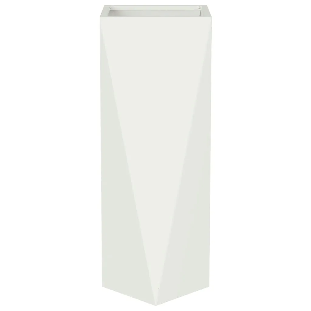 donica-bialy-30-x-30-x-75-cm-stal-stan-nowy