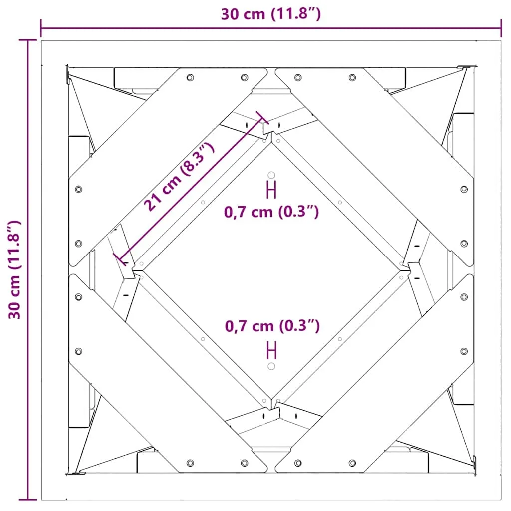 donica-bialy-30-x-30-x-75-cm-stal-stan-nowy