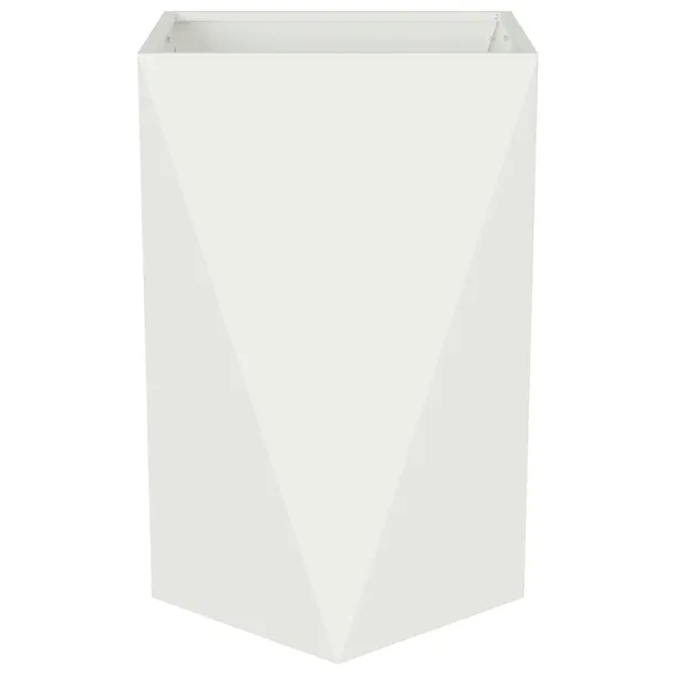 donica-bialy-50-x-50-x-75-cm-stal-wysokosc-produktu-75-cm