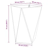 donica-bialy-50-x-50-x-75-cm-stal-stan-nowy-kolor-bialy