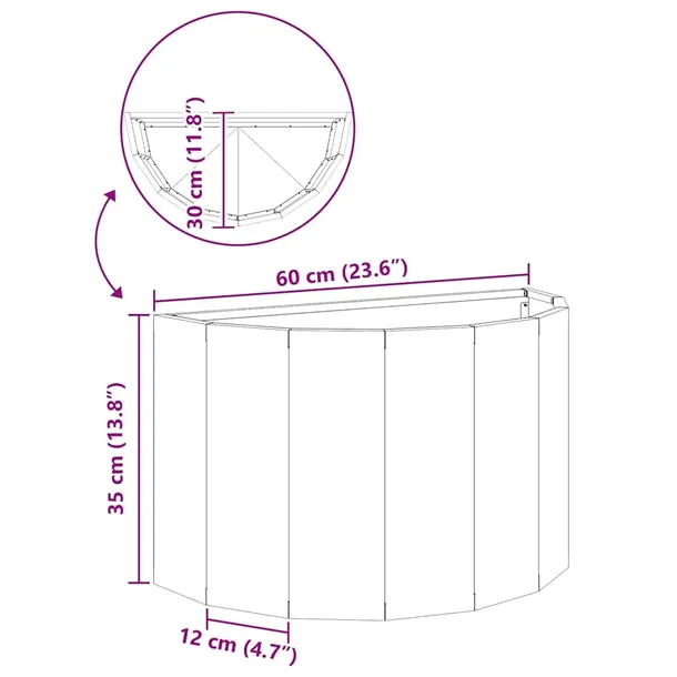 donica-bialy-60-x-30-x-35-cm-stal-stan-nowy-wysokosc-produktu-35-cm