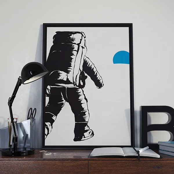 kosmos-niebieski-plakat-30x40-cm