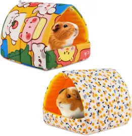 materialowy-domek-dla-swinek-morskich-chomikow-transporter-zolty-2-sztuki