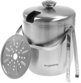 wiaderko-do-lodu-konighoffer-stal-nierdzewna-satynowe-28-l-ze-szczypcami