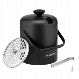 konighoffer-wiaderko-do-lodu-lugo-czarny-mat-13-l-ze-szczypcami