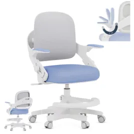 fotel-ergonomiczny-dla-dziecka-150-cm-szaro-niebieski-krzeslo-obrotowe