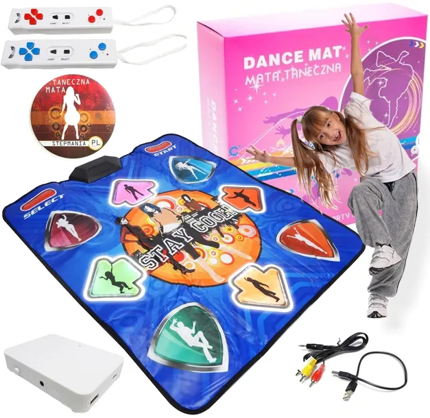 mata-do-tanczenia-pojedyncza-stator-waga-z-opakowaniem-1-kg-zawiera-baterie-nie