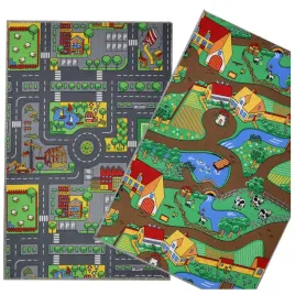 dywan-dzieciecy-dwustronny-uliczki-miasto-farma-duzy-obszywany-130x200-cm