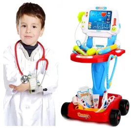 zestaw-malego-lekarza-doktora-wozek-ekg-przybory