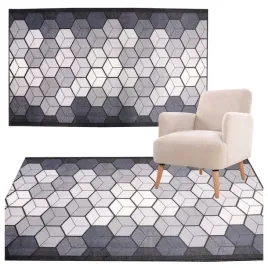 dywan-do-pokoju-dekoracyjny-nowoczesny-wzor-czarno-bialo-szary-100x220-cm