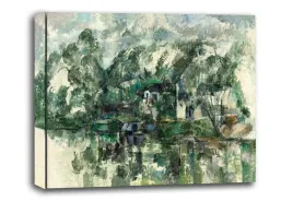 at-the-water-s-edge-paul-cezanne-obraz-na-plotnie-90x60-cm