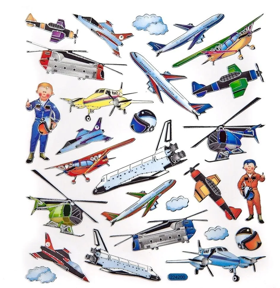 naklejki-samoloty-27szt