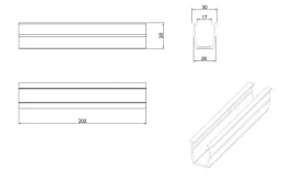 mostek-trapezowy-na-wpust-m8-l-200-z-epdm