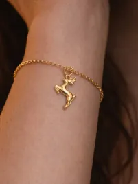 bransoletka-srebrna-pozlacana-z-jelonkiem