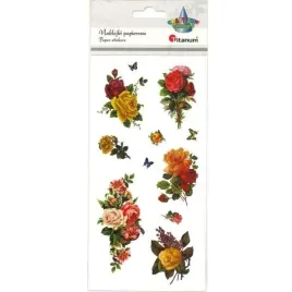 naklejki-papierowe-roze-11szt