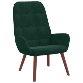 fotel-ciemnozielony-obity-aksamitem