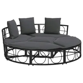 modulowa-lezanka-ogrodowa-z-rattanu-pe-czarna-160x50-cm