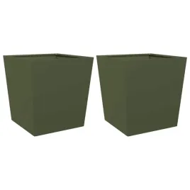 donica-ogrodowa-stalowa-50x50x50-cm-oliwkowa-zielen